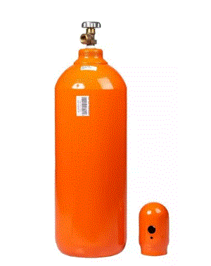 Cilindro De Aço Gás Hélio 3m³ Vazio (20 Litros)