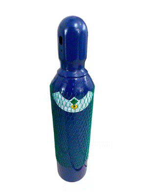 Cilindro De Aço Óxido Nitroso 10 Litros Vazio (7Kg)